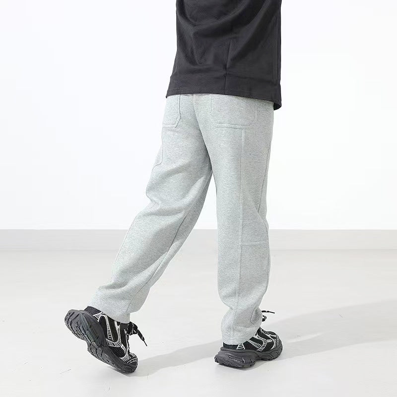High-Waisted Kids Boys Casual Drawstring Jogger Pants Active Sweatpants