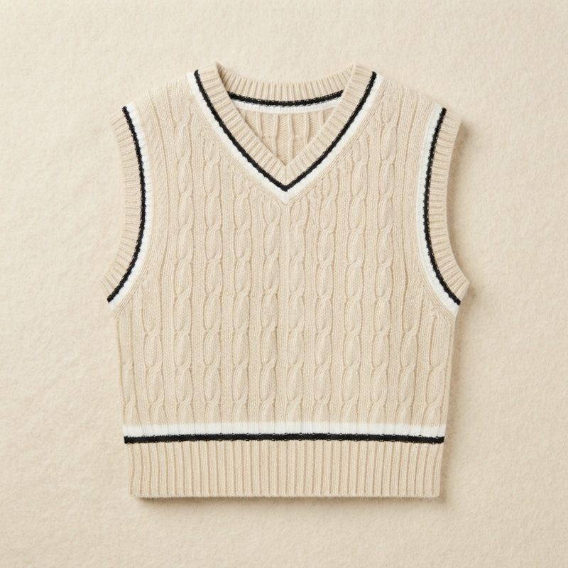 Custom Monochrome Fair Isle Jacquard Sweater - Personalized Black & White Knit
