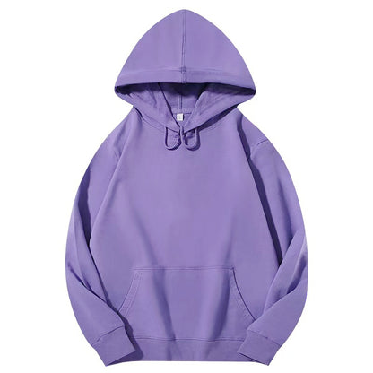 Custom Print Graphic Hoodie | Personalized Streetwear Hooded Sweatshirt & 21 Colors